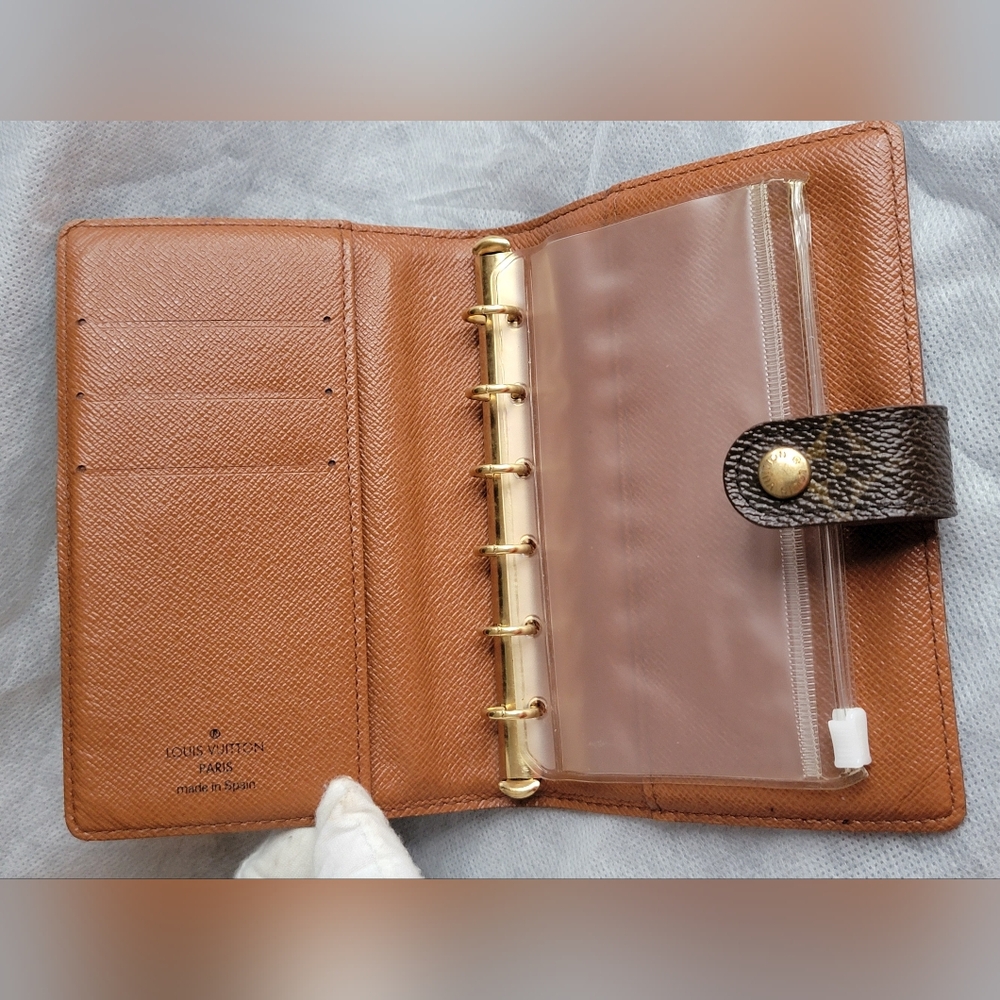 Louis Vuitton Monogram Canvas Small Ring Agenda Cover - Picture 4 of 16